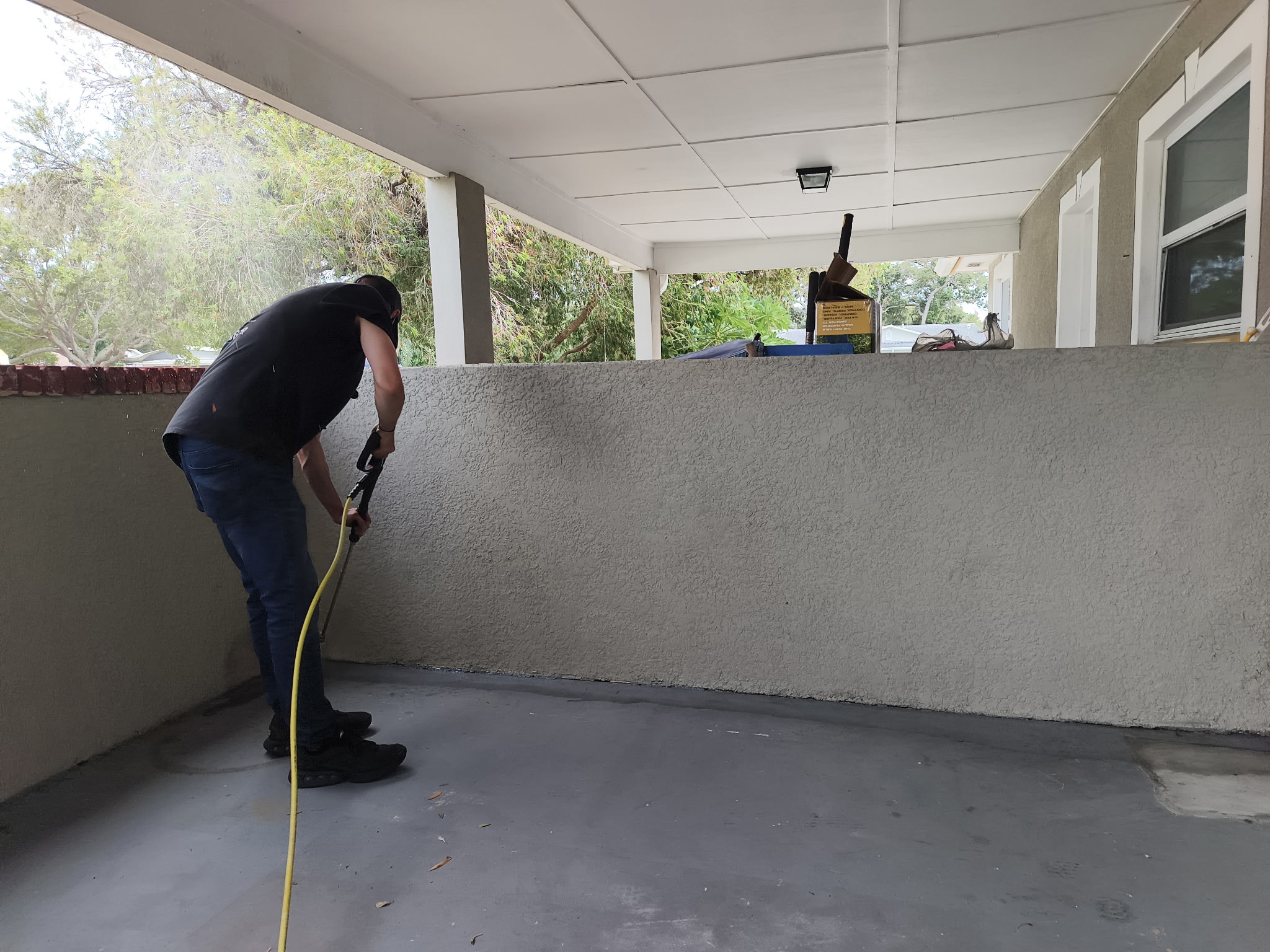Paver walkway pressure washing in Pinellas County, Florida